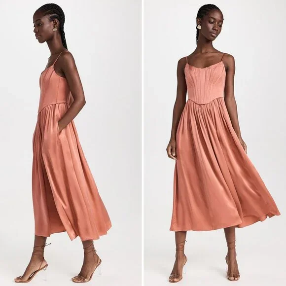 Zimmermann Corset Dress - Papaya - Size 1 - Picture 2 of 3